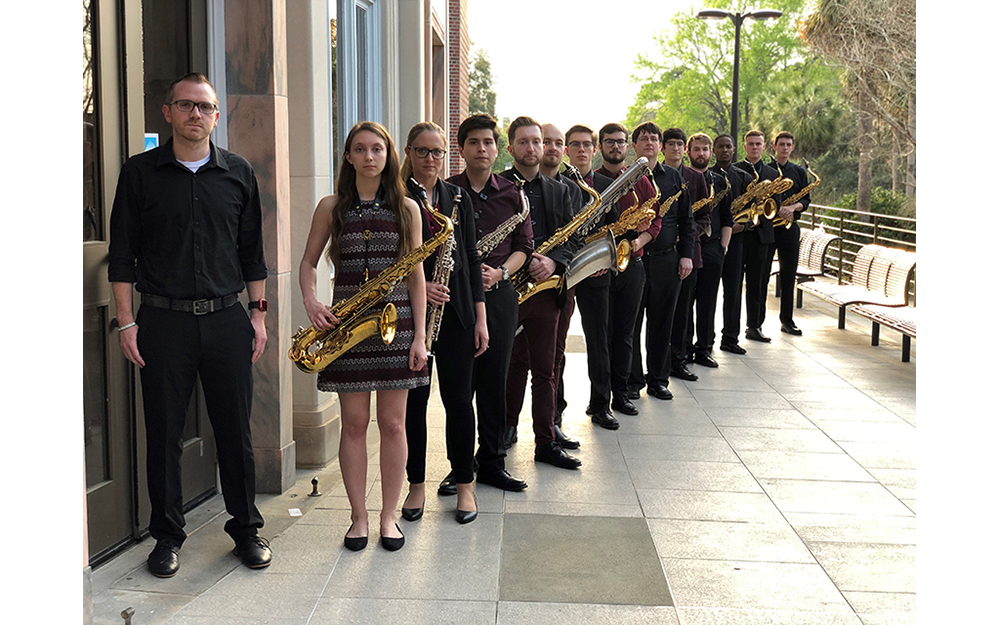 FSU Saxophone Orchestra NASA Performance Trip